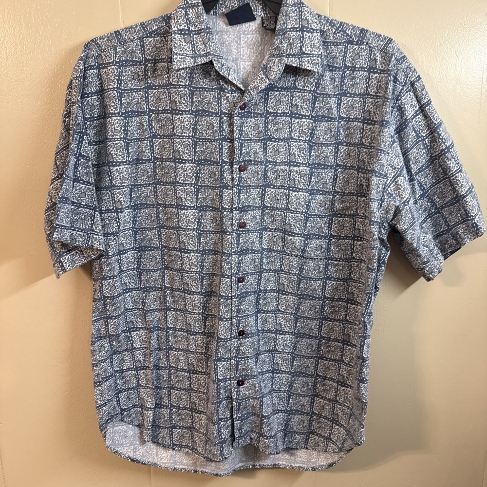 Shah Safari Button Down Shirt Sleeve Men Medium